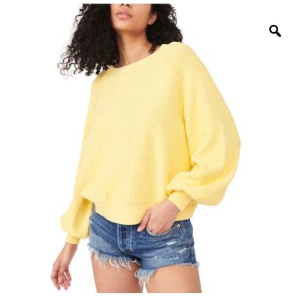 Free People found my friend Yellow Sweatshirt